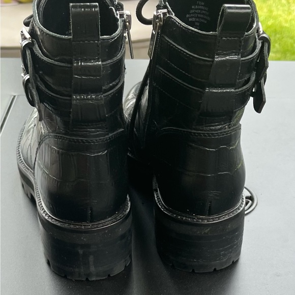 Marc Fisher Lug Sole Black Boots - Picture 4 of 5